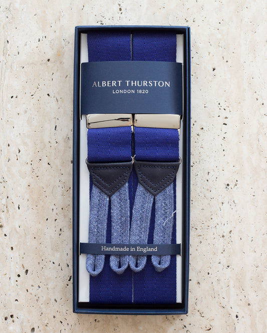 Granatowe szelki - Albert Thurston