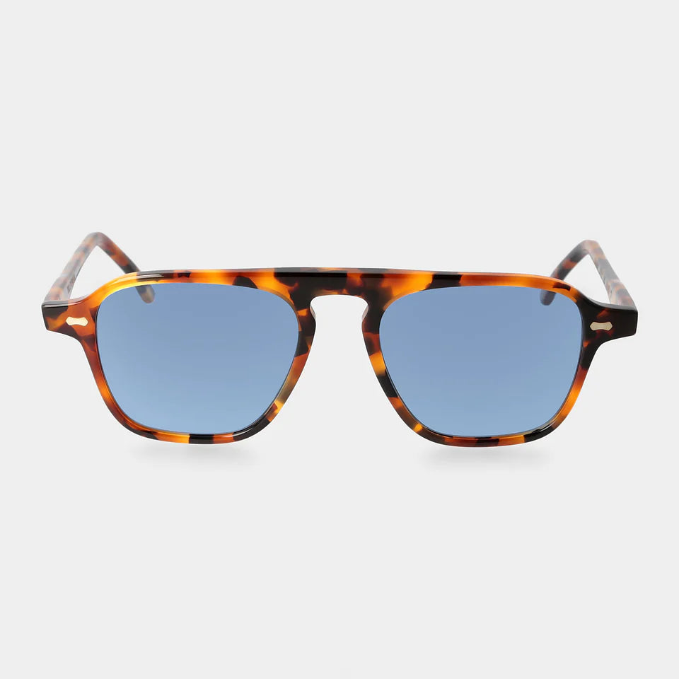 Okulary TBD Eyewear - Panama Amber Tortoise | Niebieski